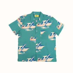 Men's Big Catch Leisure Stretch Buttonup - Teal