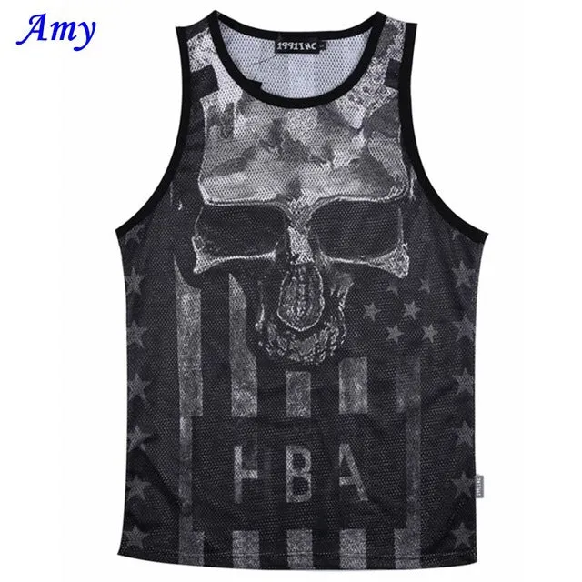 Men's HBA American Skull Tank Top