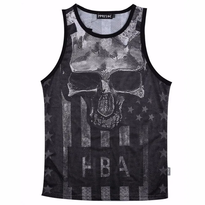 Men's HBA American Skull Tank Top