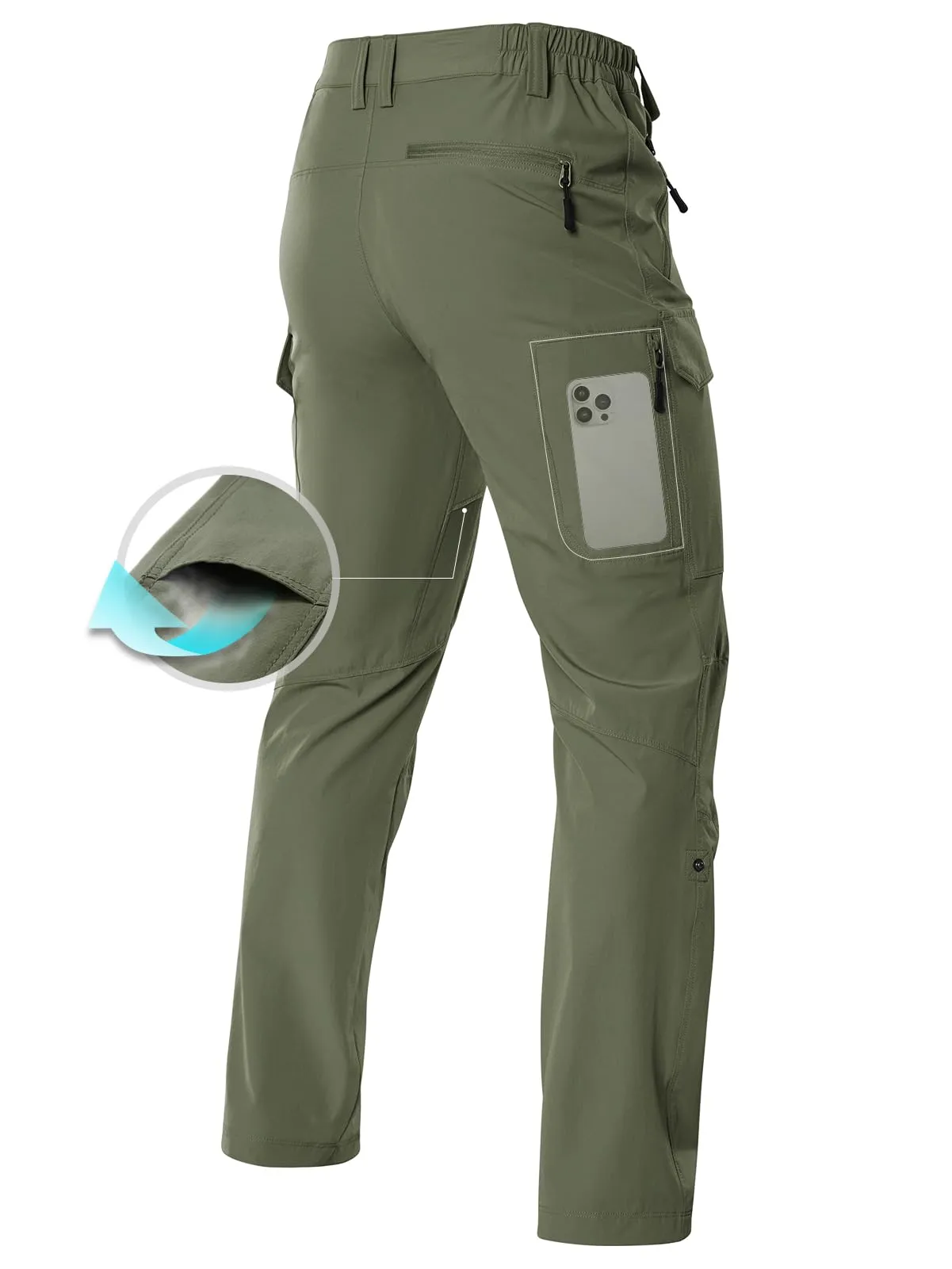 Men's Hiking Cargo Pants 33