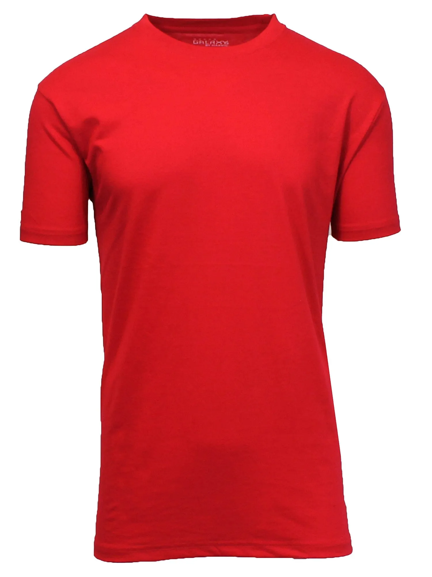 Men's Short Sleeve Crew Neck Modern Fit Cotton Blend Classic Tee (S-3XL)