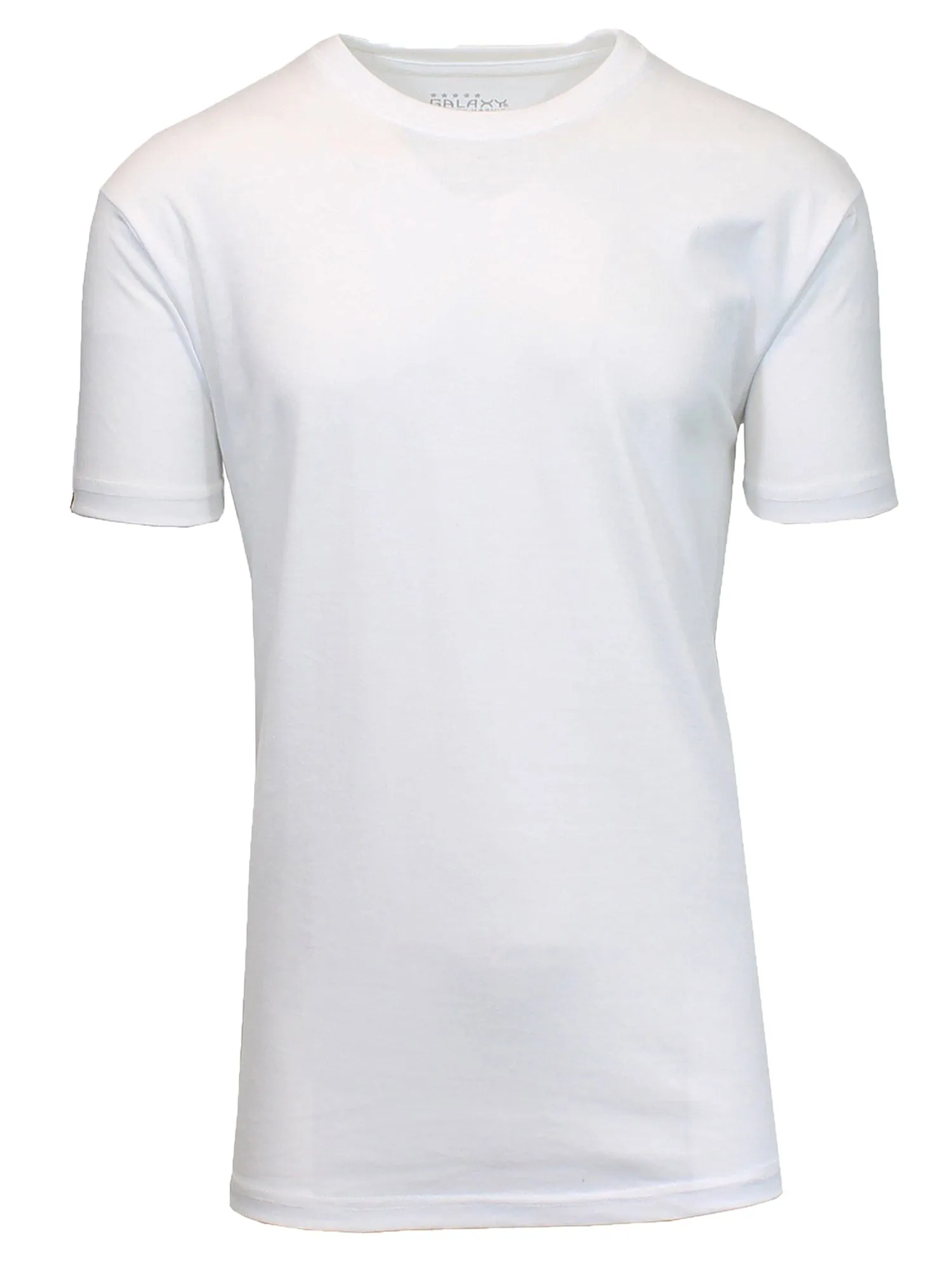 Men's Short Sleeve Crew Neck Modern Fit Cotton Blend Classic Tee (S-3XL)