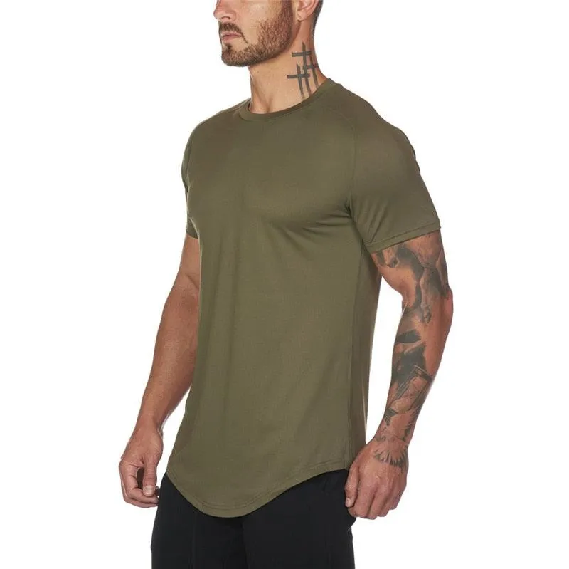 Mesh T-Shirt Clothing - Tight Gyms Mens Summer New Brand - Tops Tees Homme Solid Quick Dry Bodybuilding Fitness Tshirt (TM8)(1U8)(TM7)(1U101)(1U100)