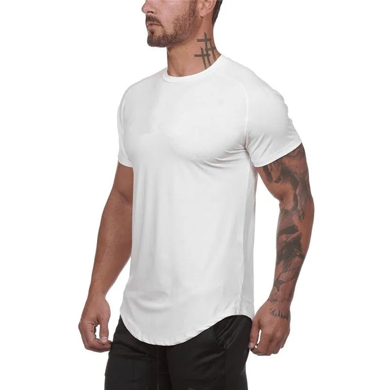 Mesh T-Shirt Clothing - Tight Gyms Mens Summer New Brand - Tops Tees Homme Solid Quick Dry Bodybuilding Fitness Tshirt (TM8)(1U8)(TM7)(1U101)(1U100)