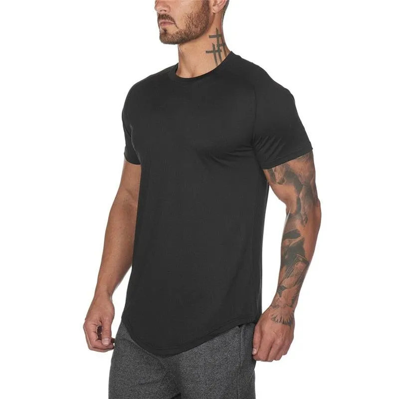 Mesh T-Shirt Clothing - Tight Gyms Mens Summer New Brand - Tops Tees Homme Solid Quick Dry Bodybuilding Fitness Tshirt (TM8)(1U8)(TM7)(1U101)(1U100)