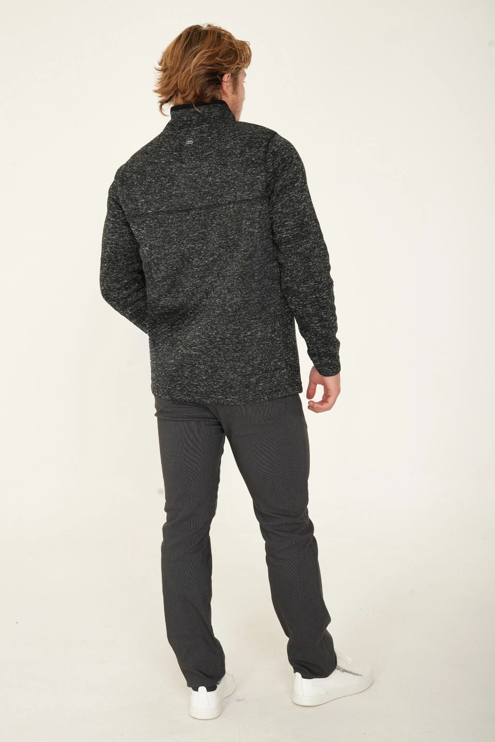 Mock-Neck Fleece