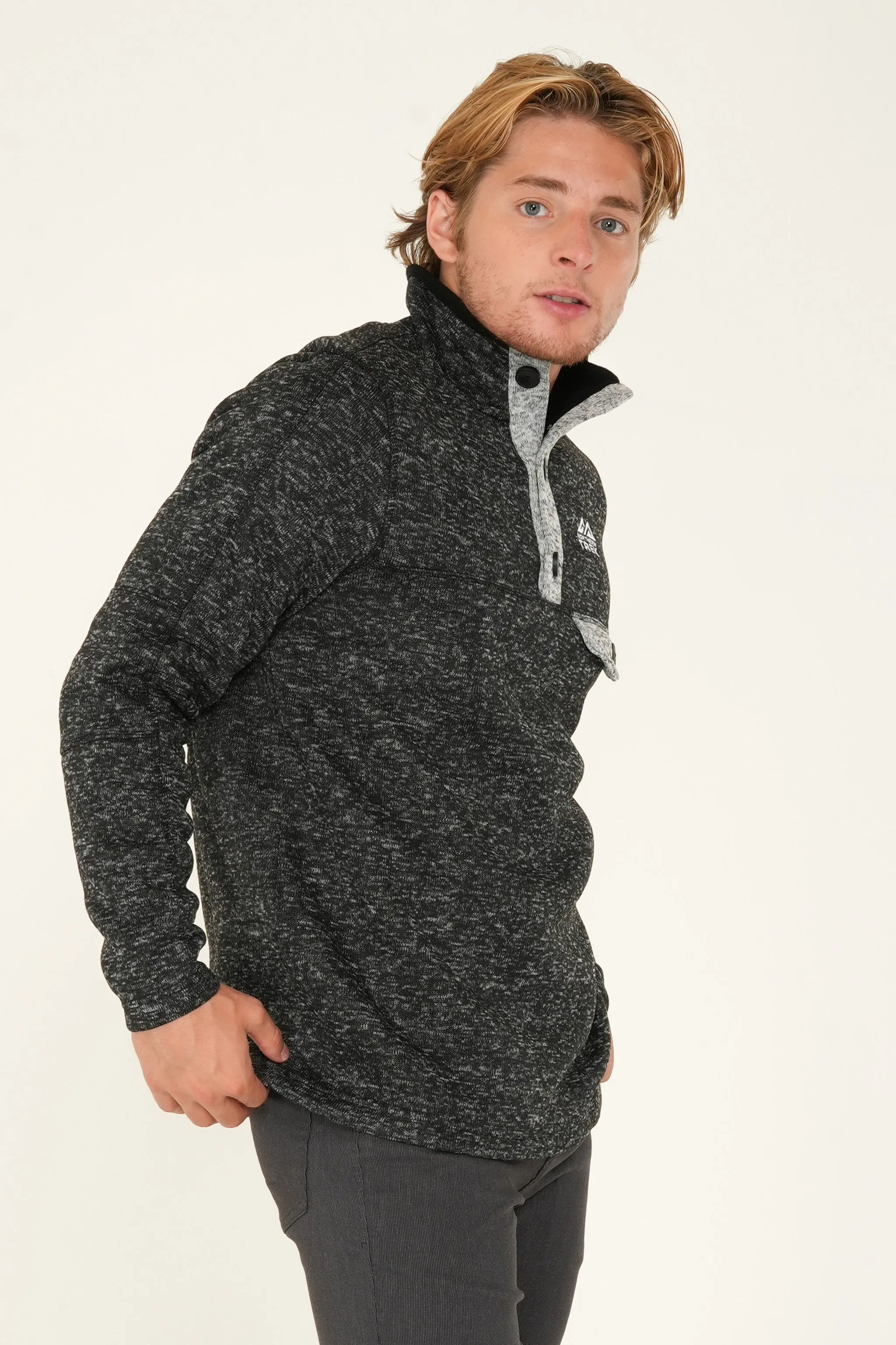 Mock-Neck Fleece