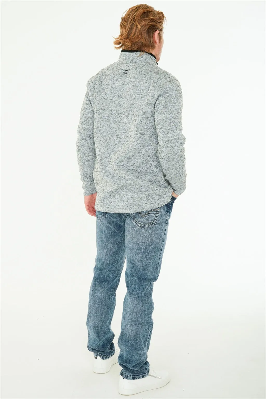 Mock-Neck Fleece