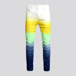 Multi-color jeans
 for men