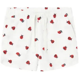 Name It Bright White Ladybugs Vigga Shorts Noos