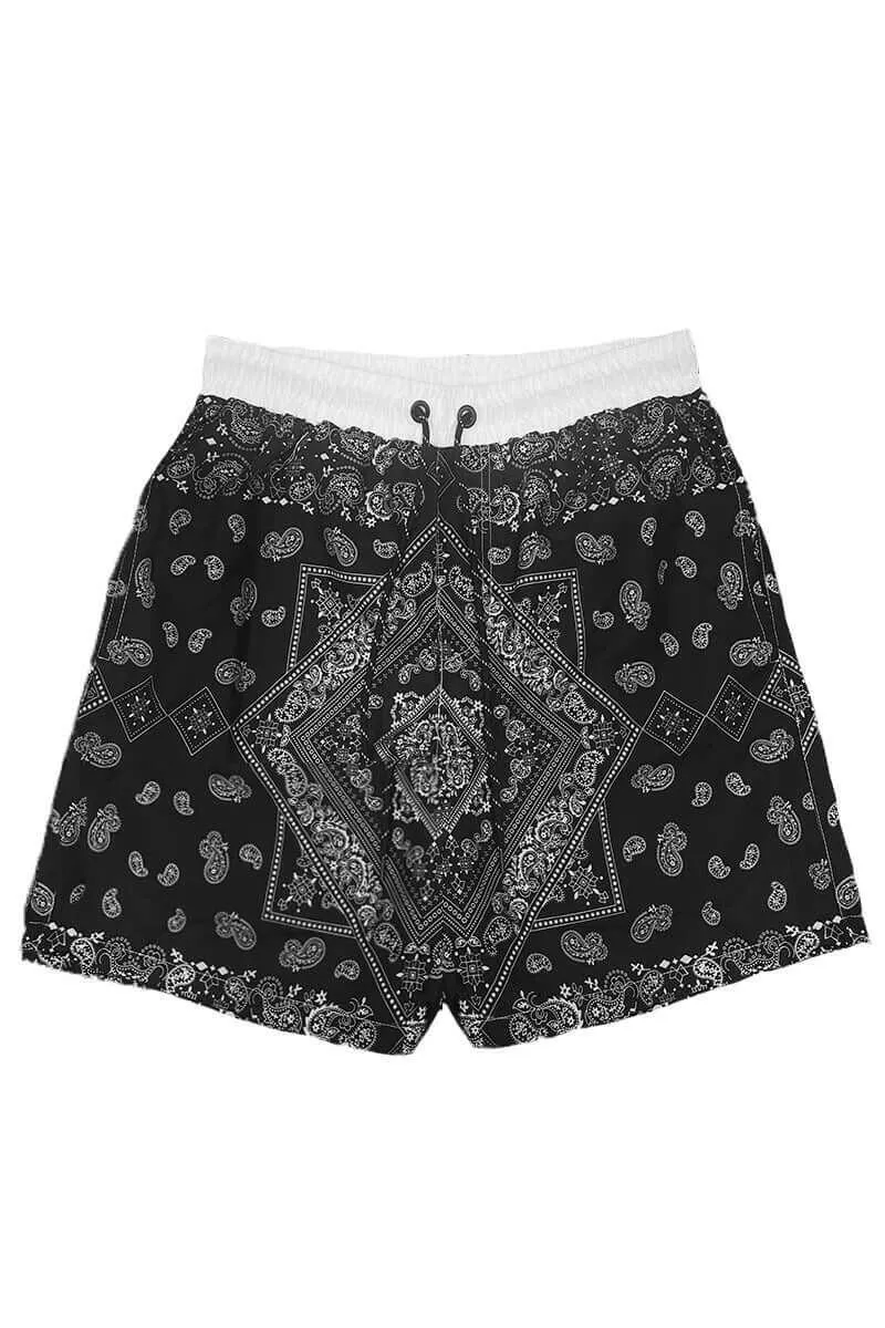 Paisley Print Swim Shorts