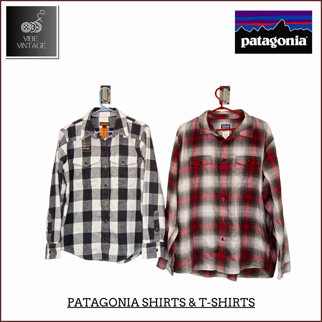 PATAGONIA SHIRTS & T-SHIRTS - 17 PCS