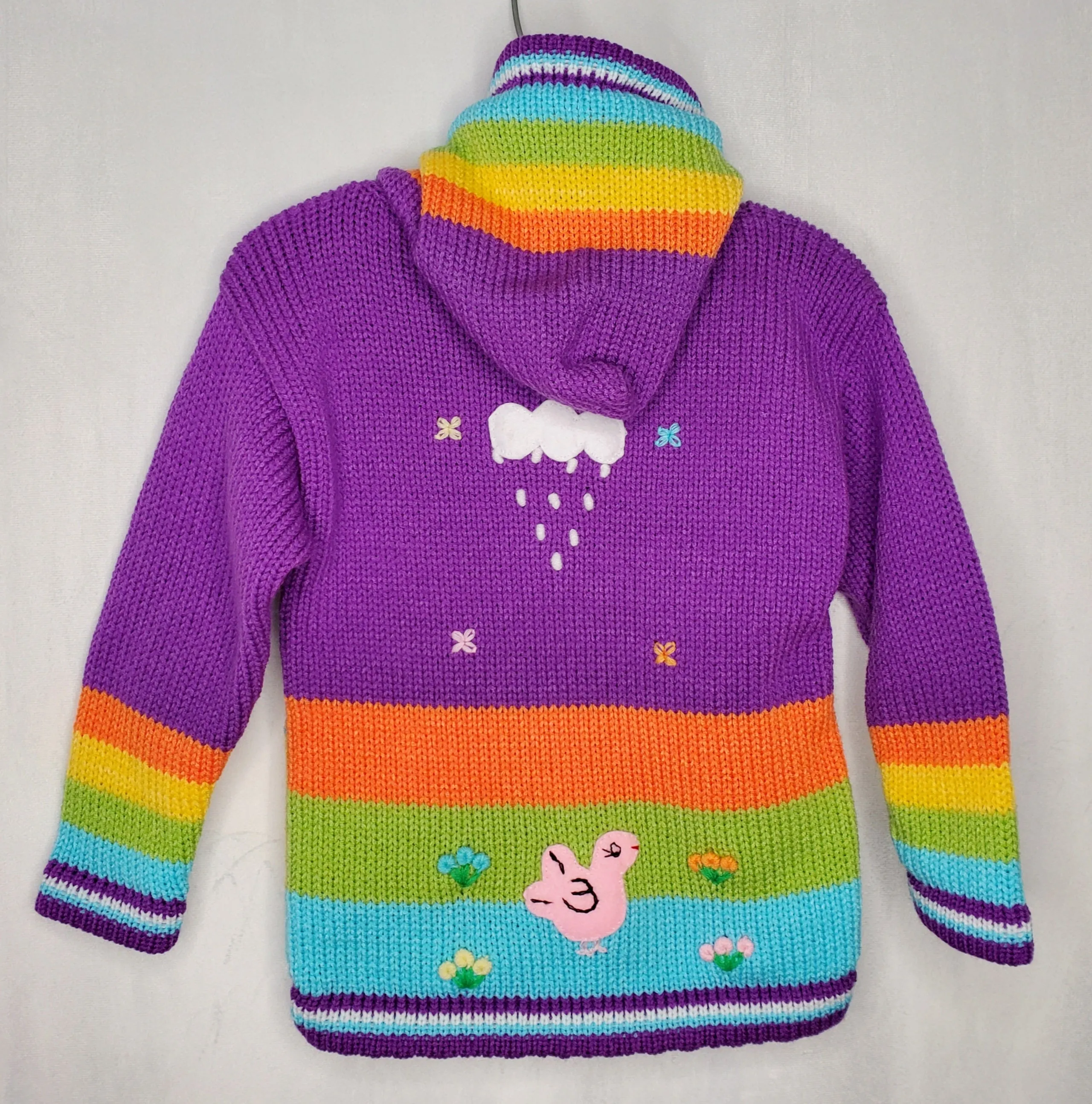 Perucian Sweater - Purple 2-3yr