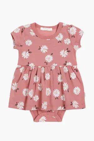 Petit Lem Marguerites Peplum Baby Girls Dress (Size 18M left)