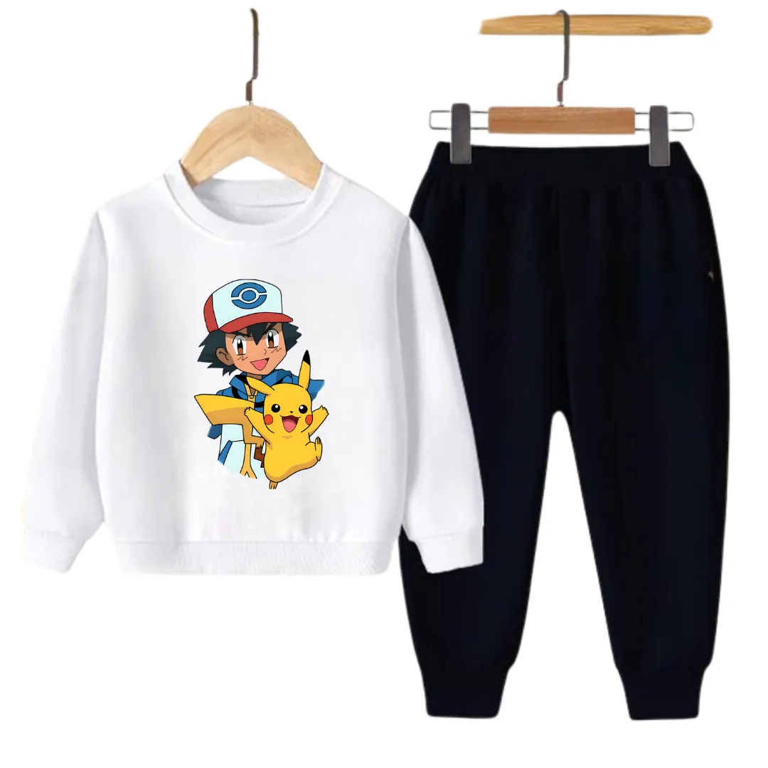 PICA CHU PRINTED SWEATSHIRT SET