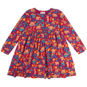 Piccalilly Honey Bear Button Dress