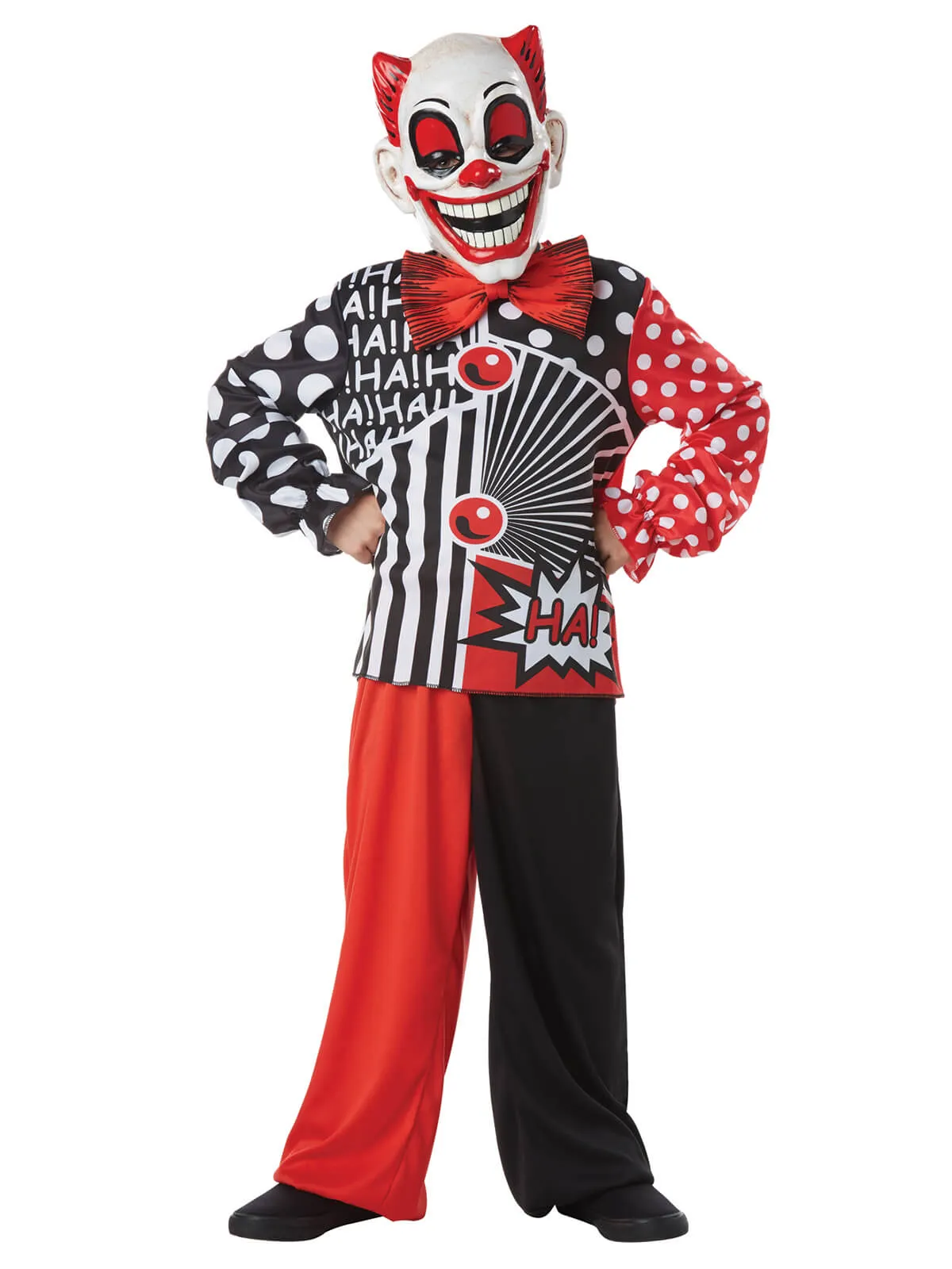 Pop Wow Child Clown Halloween Costume