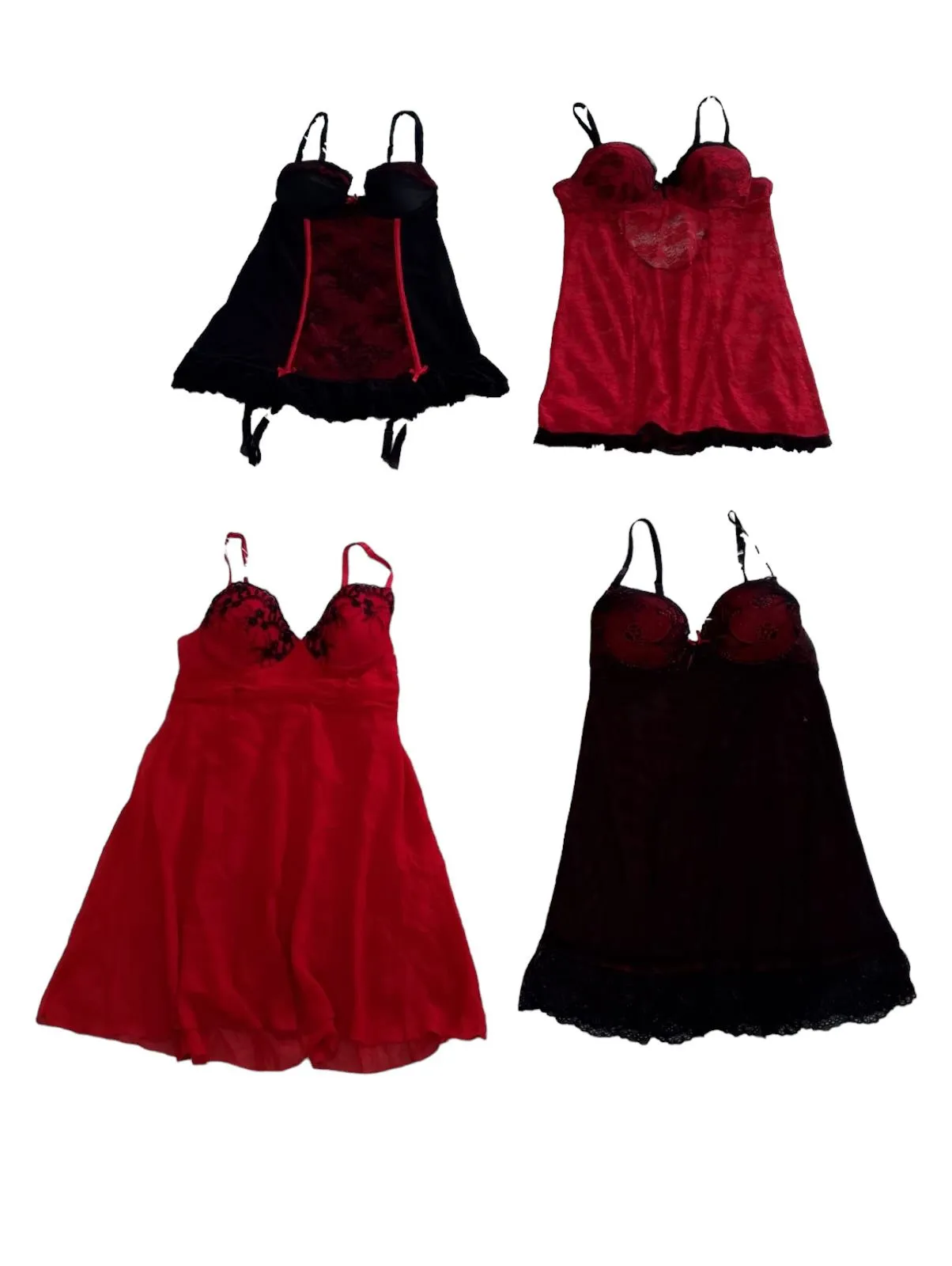 Romantic babydoll bra tops - 12 pcs - 3/8/24