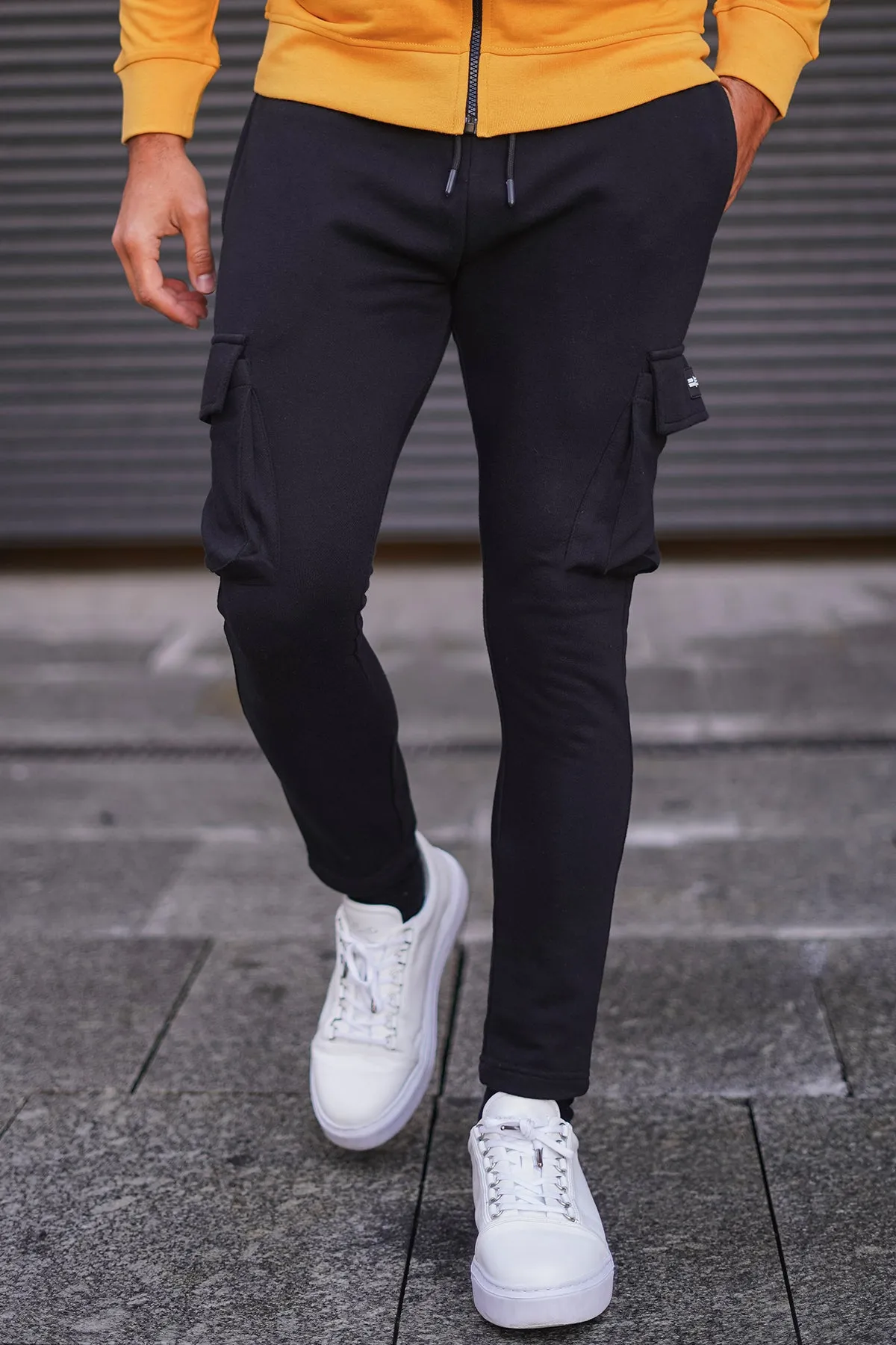 Sclothers Black Cargo Jog Pants - W23 - MTR100R