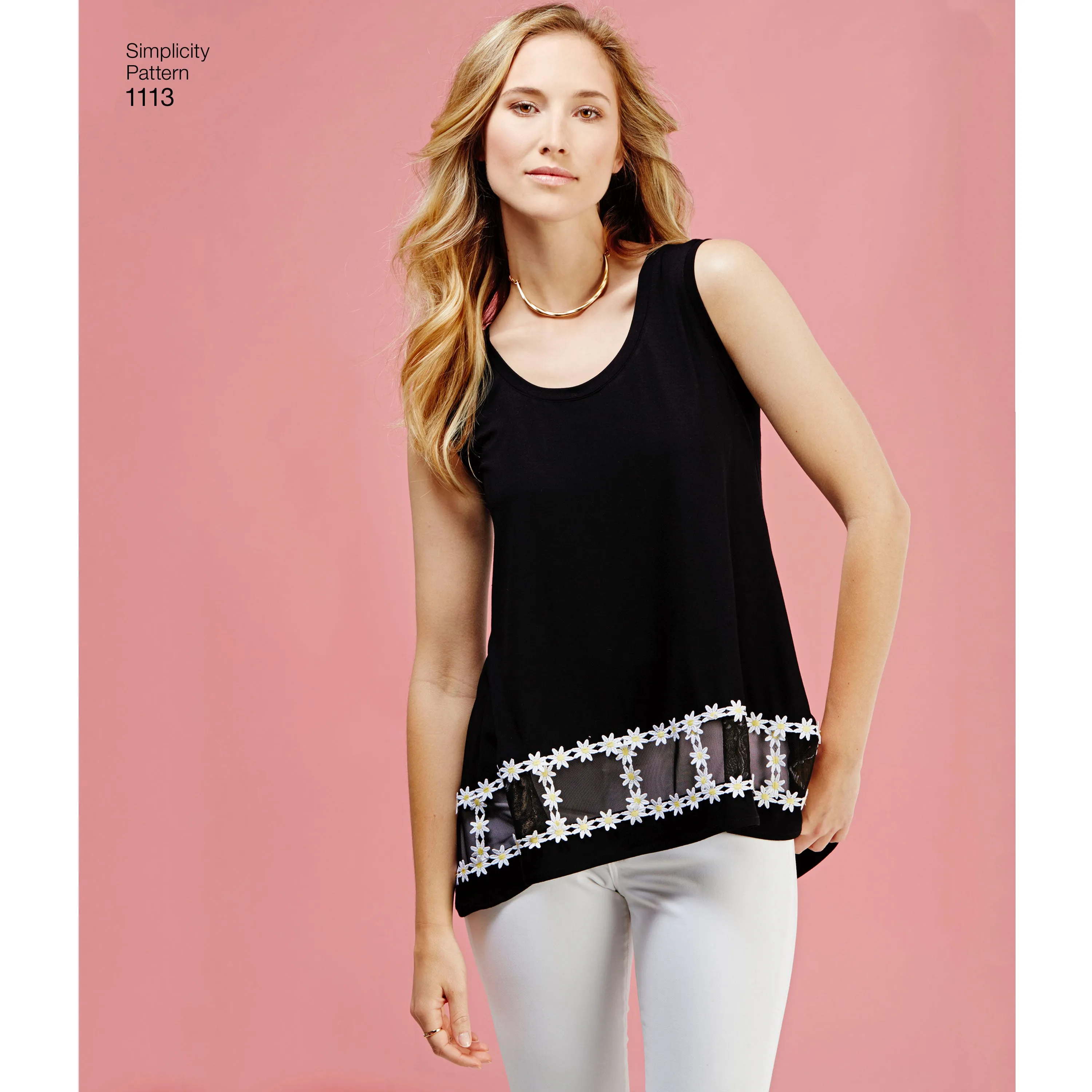 Simplicity Pattern S1113 Misses' Easy-To-Sew Knit Tops