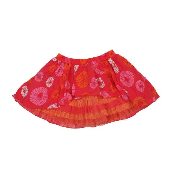 SMALL GIRLS FRILL SKIRT WITH PRINTS