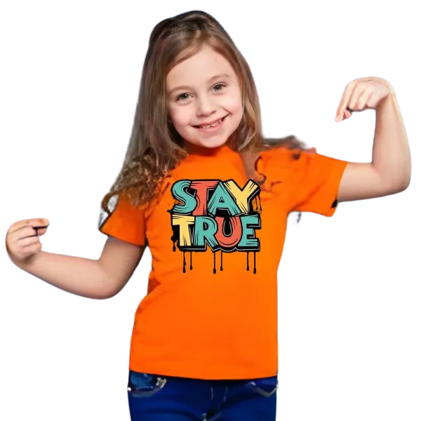 Stay True T Shirt For Kids