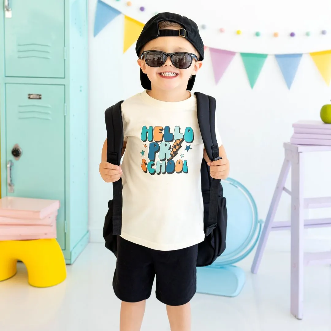 Sweet Wink Boys Bubble Letters HELLO PRESCHOOL S/S Shirt