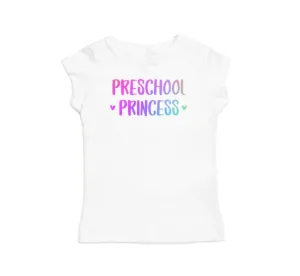 Sweet Wink Girls White PRESCHOOL PRINCESS Short Sleeve Shirt