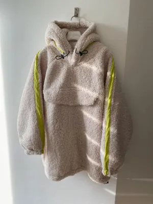 Teddy Hoodie Jacket - Cream