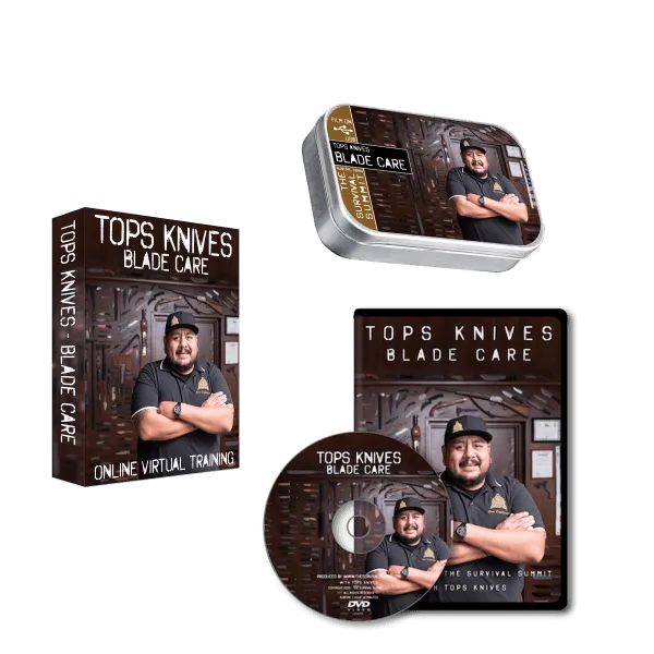 TOPS Knives Blade Care DVD or USB