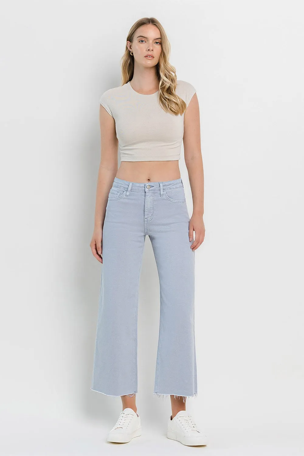 Vervet High Rise Crop Wide Leg