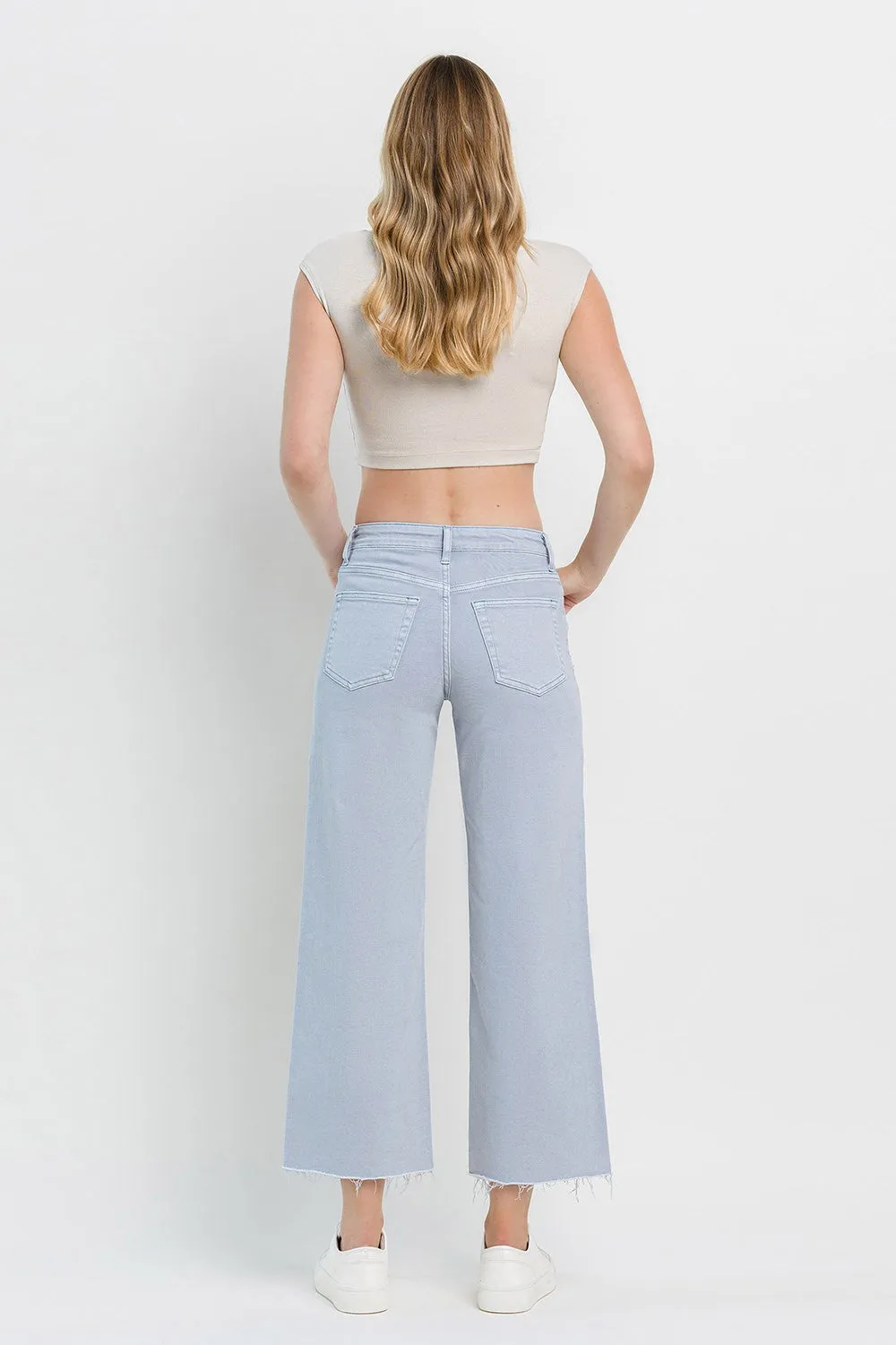 Vervet High Rise Crop Wide Leg