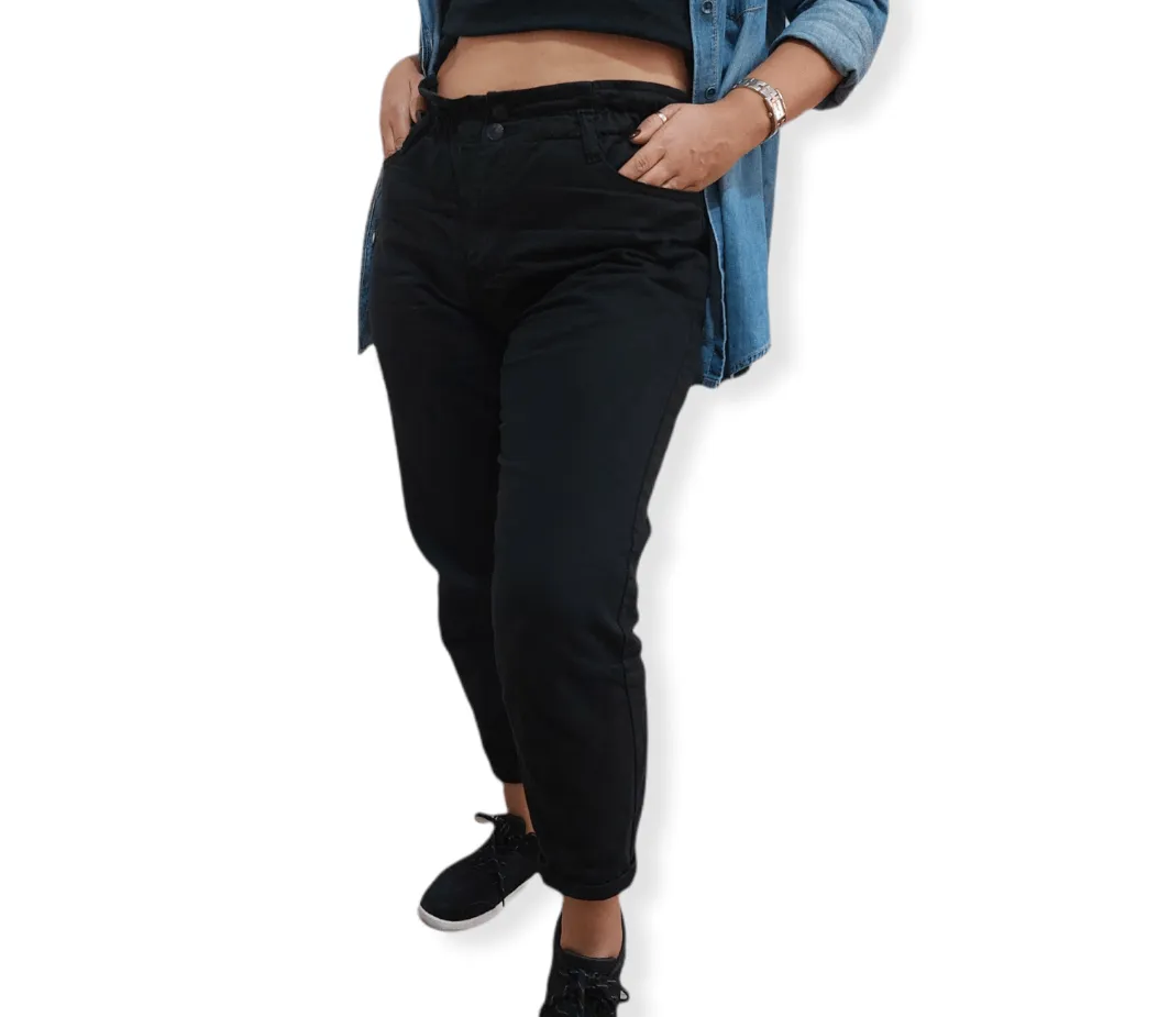 Women Jeans Pants - Black