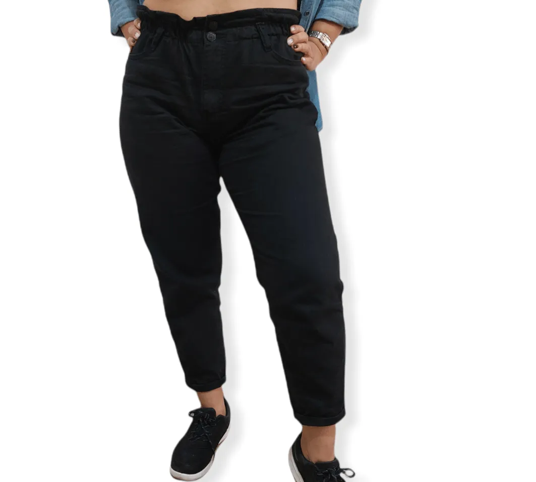 Women Jeans Pants - Black