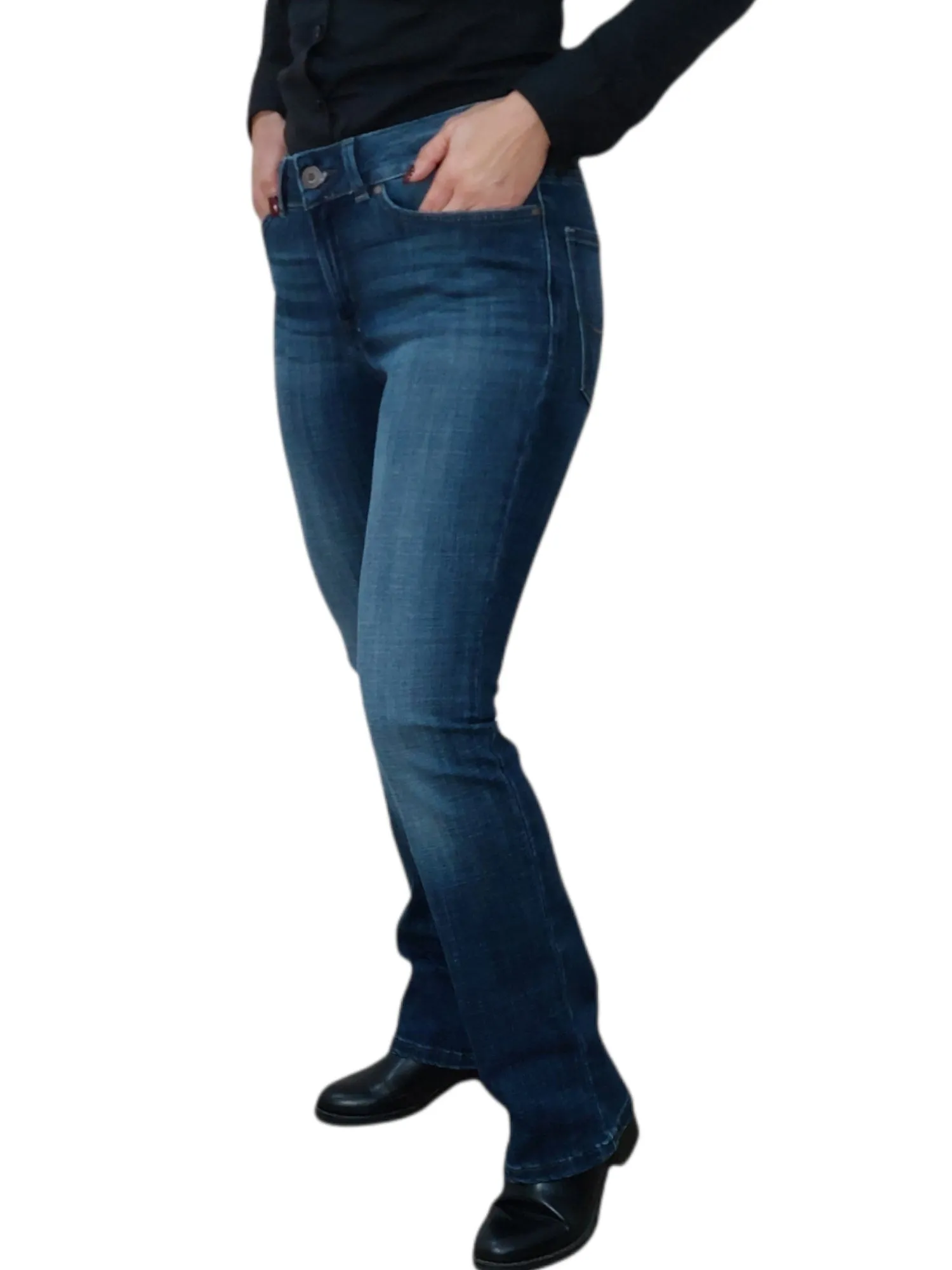 Women Lee Jeans Pants (Boot Cut) - Dark Blue