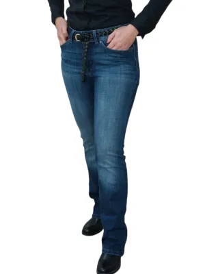 Women Lee Jeans Pants (Boot Cut) - Dark Blue